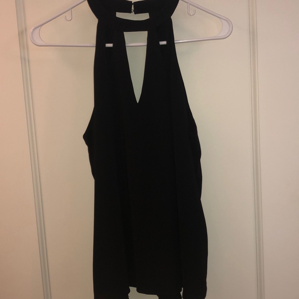 Black formal tank